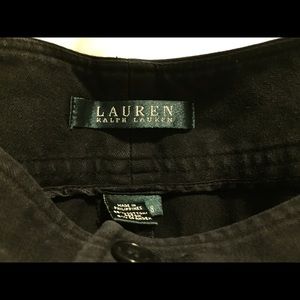 Ralph Lauren Black Womens Slacks Size 8